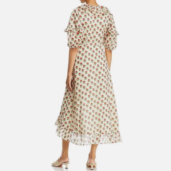 RHODE Lydia Dress Scarlet Begonia - Picture 2 of 5